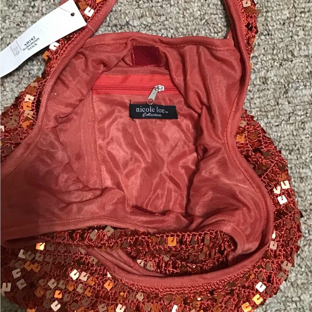 Woman’s sequin handbag/purse new with tags Nicole Lee - Picture 4 of 8